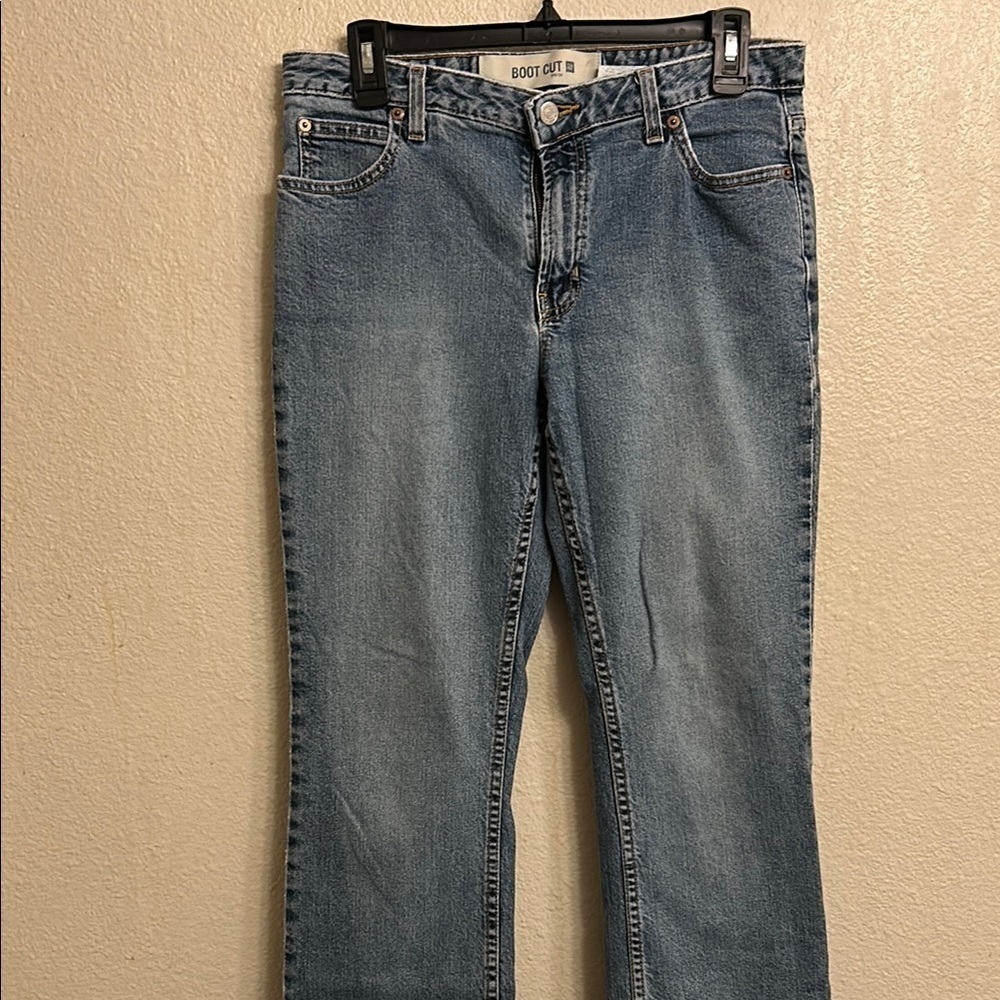 Gap Women Boot Cut Stretch Light Blue Wash Jeans Size 8